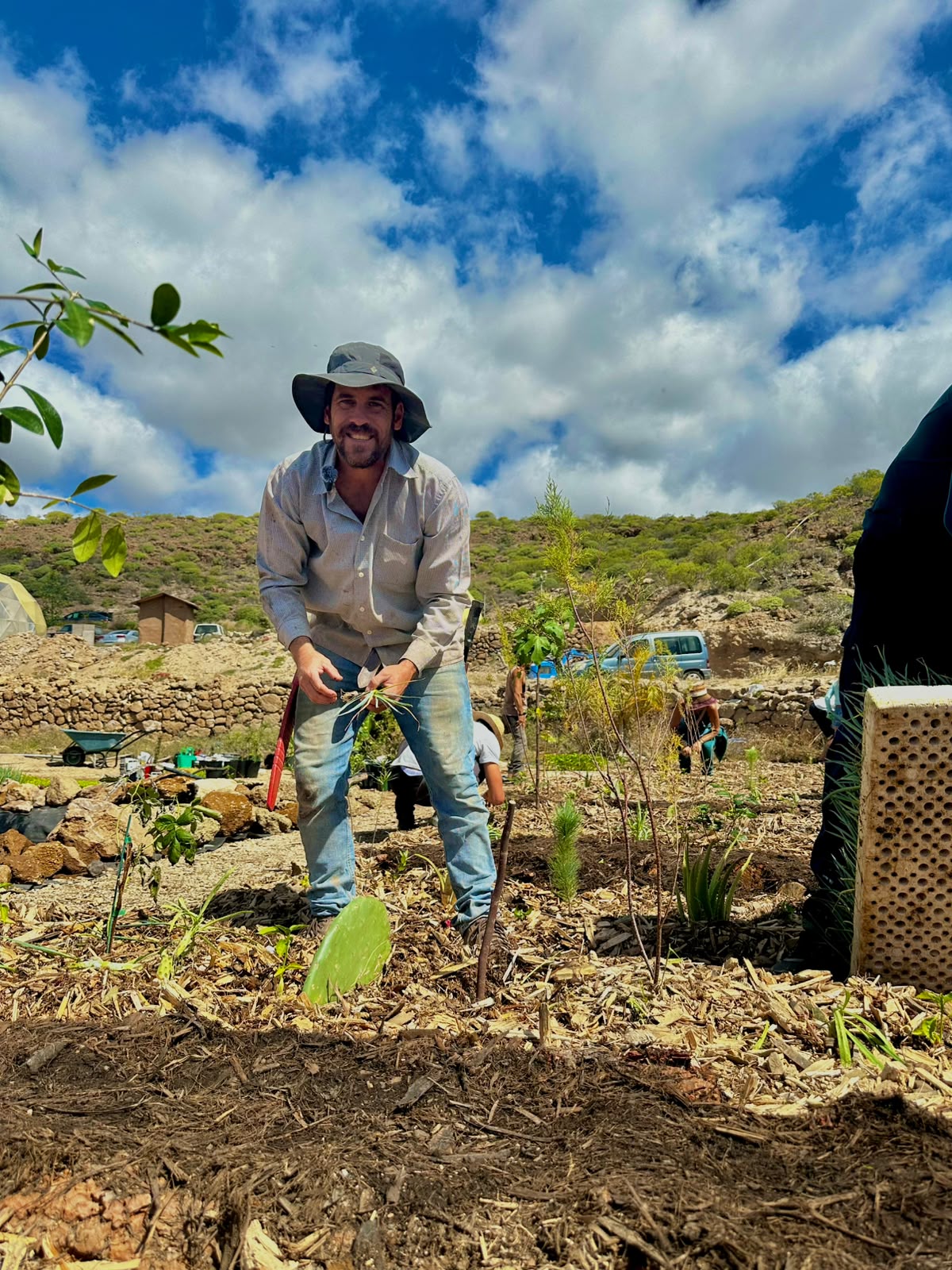 Courso agroforesteria syntropico con Juã Pereira, alumno de Ernst Götsch