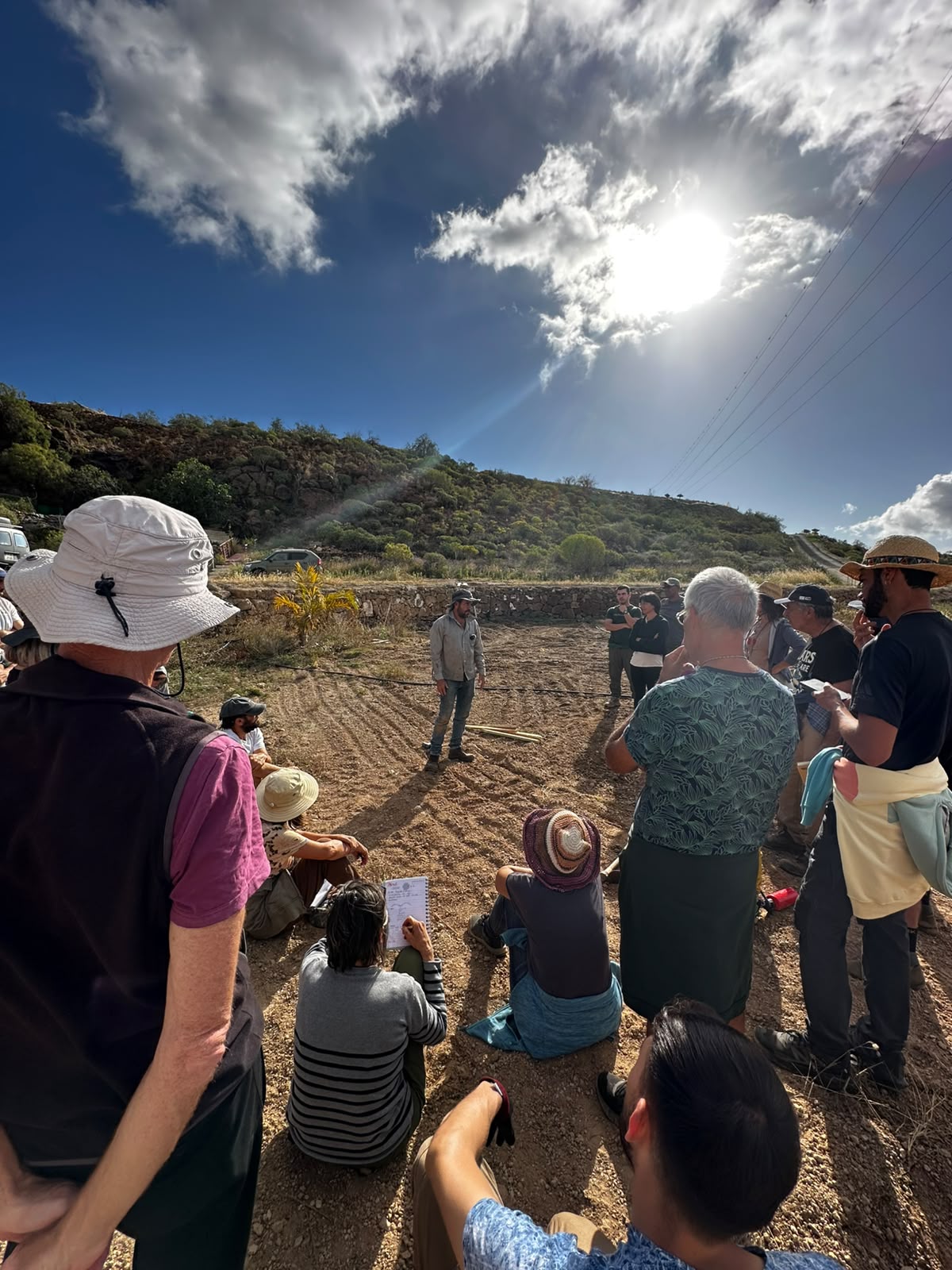 Courso agroforesteria syntropico con Juã Pereira, alumno de Ernst Götsch