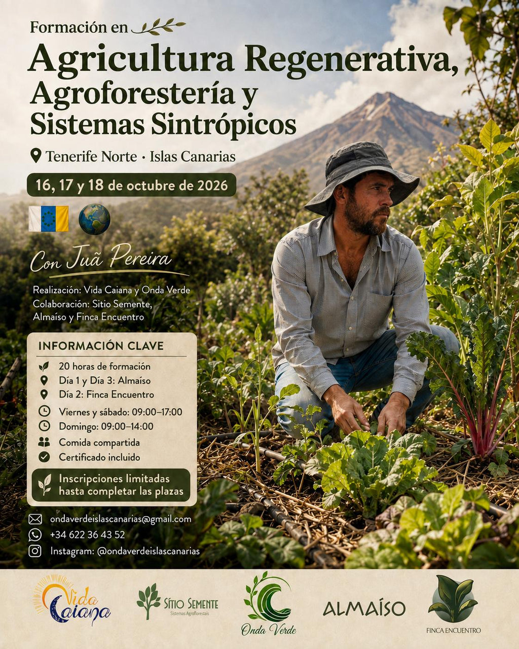 Courso agroforesteria syntropico con Juã Pereira, alumno de Ernst Götsch